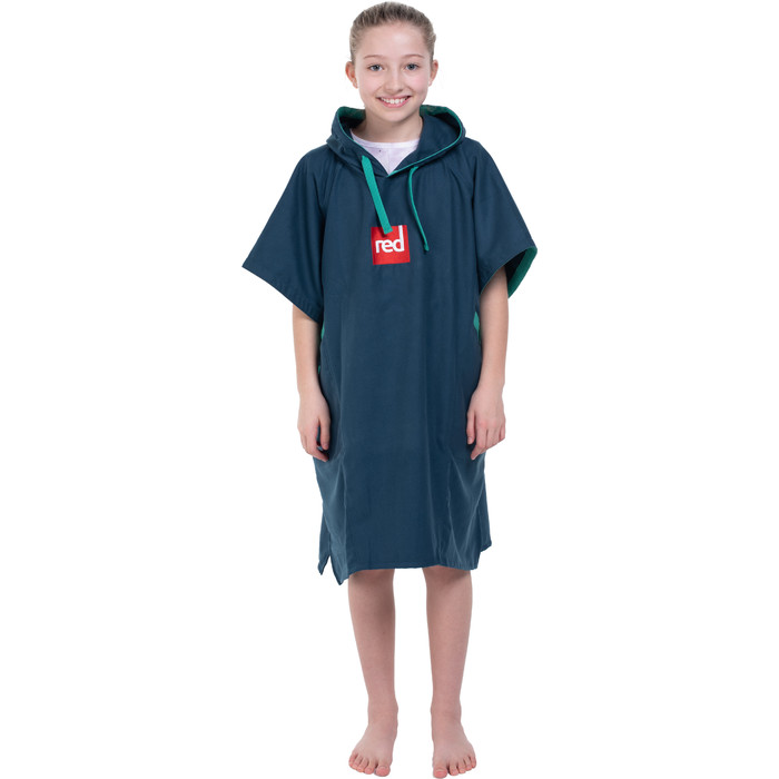 2024 Red Paddle Co Kids Quick Dry Changing Robe Poncho 0020090060084 Blue Watersports Outlet